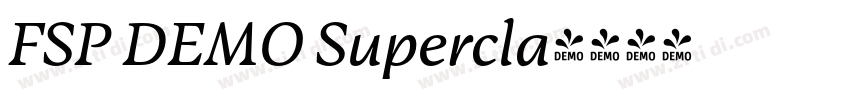 FSP DEMO Supercla字体转换 FSP DEMO Supercla字体转换